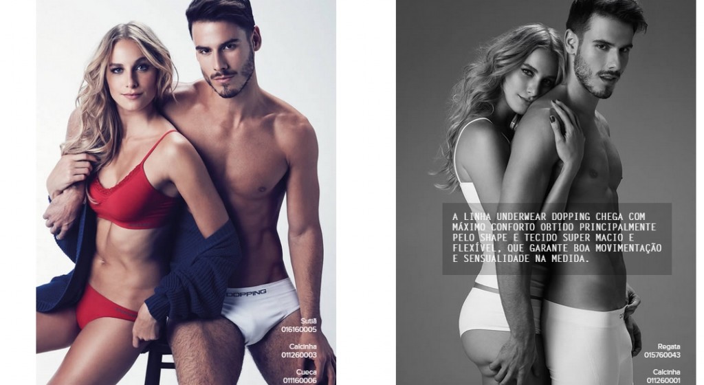 Lucas Bernardini Models Underwear + Denim from Dopping Fall/Winter 2015 Collection