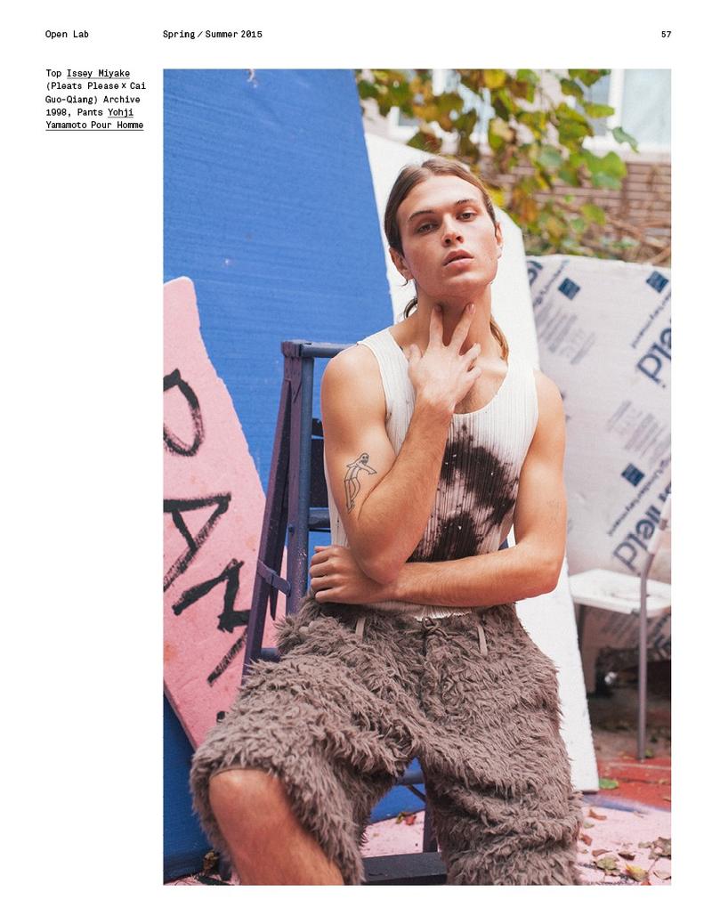» Michael Bailey Gates Sports Adventurous Styles for Open Lab Shootediut Michael Bailey Gates Open Lab 2015 Fashion Editorial 002