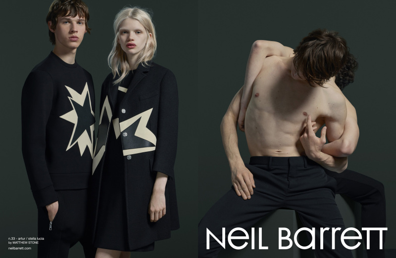 Artur Chruszcz joins Stella Lucia for Neil Barrett fall-winter 2015 campaign