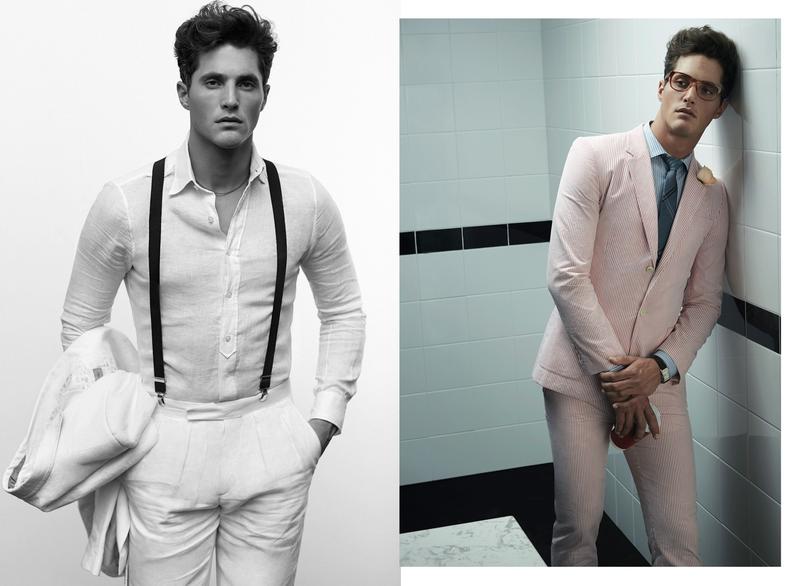 Ollie Edwards Dons Summer Suiting for Harper's Bazaar China