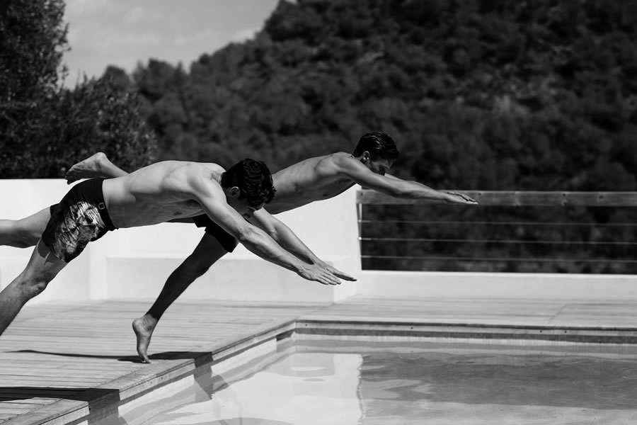 Danny Beauchamp + Sam Way Embrace Summer with Orlebar Brown