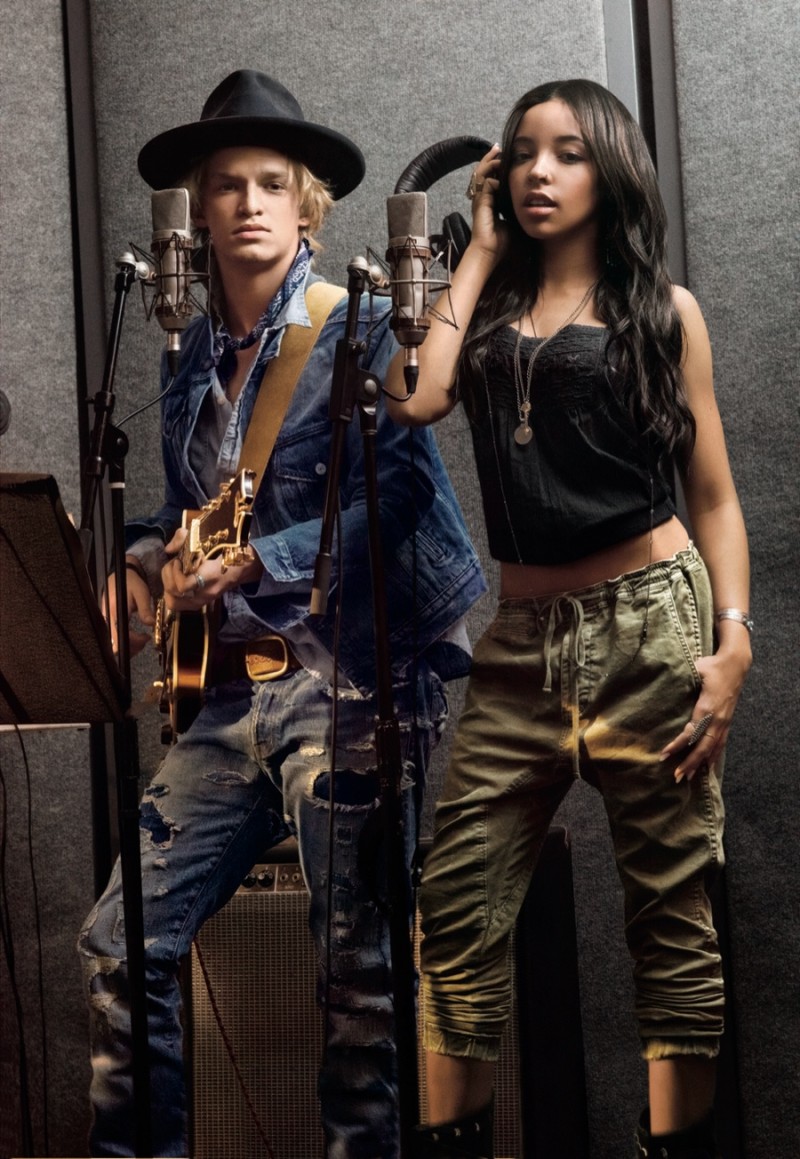 Cody Simpson and Tinashe for Ralph Lauren Denim & Supply Fall/Winter 2015 Campaign