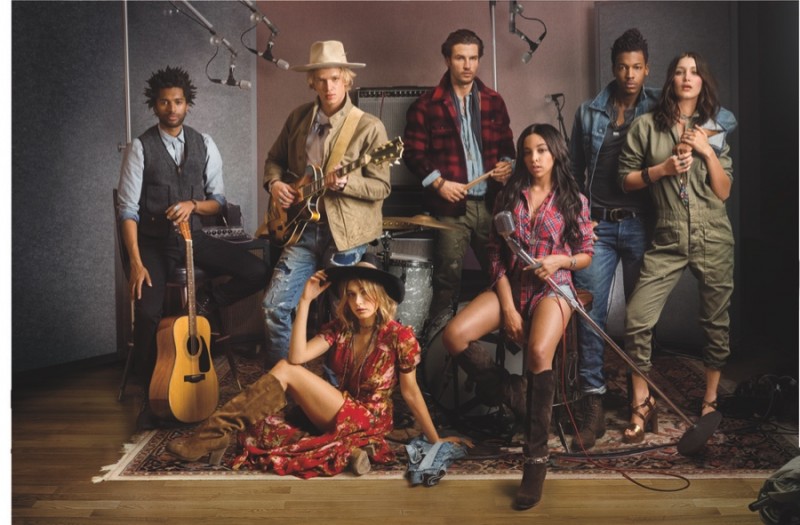 Cody Simpson and Tinashe join models Thiago Santos, Matthew Davidson, Bella Hadid and Hailey Baldwin for Ralph Lauren Denim & Supply Fall/Winter 2015 Campaign