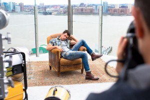 Sean OPry Colcci Spring Summer 2016 Campaign Behind the Scenes 001