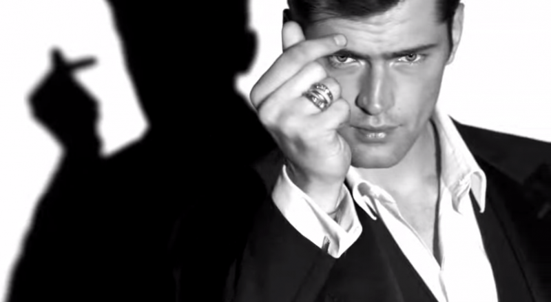 A still featuring Sean O'Pry in Paco Rabbanne's Lady Million commercial