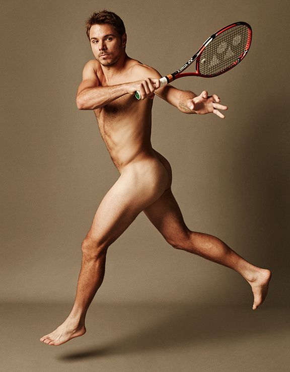 Stan Wawrinka goes nude for ESPN magazine's 2015 The Body Issue.