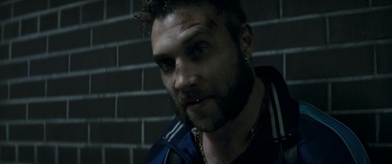 Jai Courtney as Captain Boomerang in Suicide Squad.