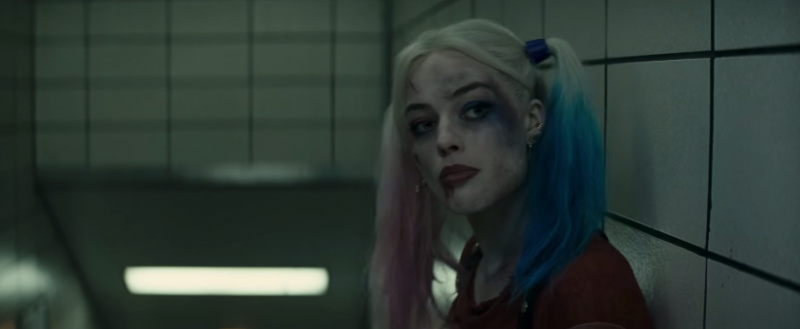 Margot Robbie as Harley Quinn in Suicide Squad.