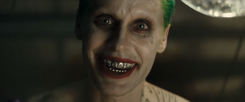 Jared Leto as The Joker in Suicide Squad.