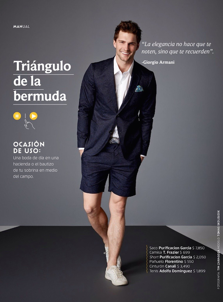 Tomas Skoloudik Shows How to Wear Sleek Summer Men's Styles
