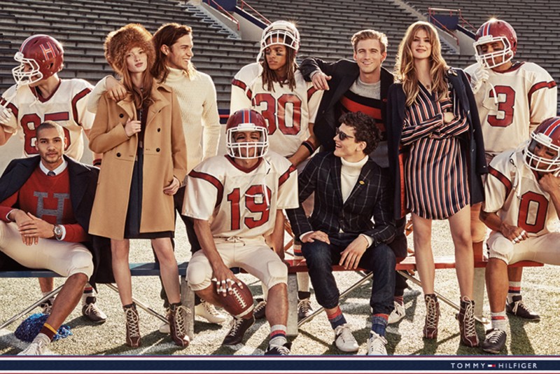 Models Nate Gill, Miles McMillan, RJ King and Simon Nessman for Tommy Hilfiger Fall/Winter 2015 Menswear Campaign