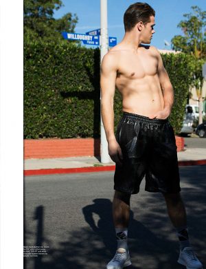 Tucker Des Lauriers Models Sporty Styles for Wonderland Shoot – The