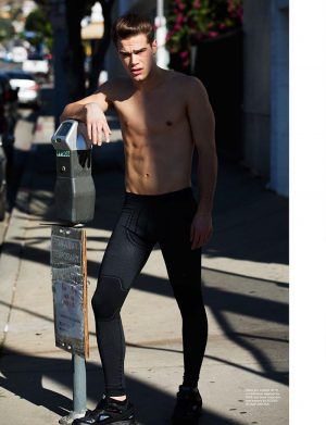 Tucker Des Lauriers Models Sporty Styles for Wonderland Shoot – The