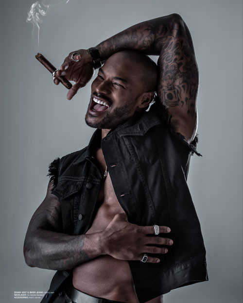 Tyson Beckford Embraces Black Fashions for And Men Cover Shoot