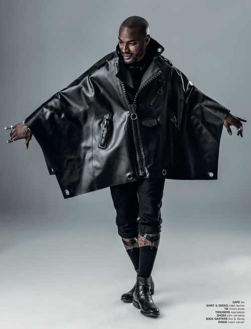 Tyson Beckford Embraces Black Fashions for And Men Cover Shoot