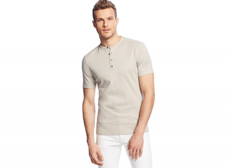 Vince Camuto Short-Sleeve Henley