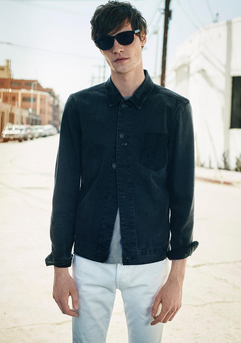 Matthew Hitt models AllSaints x Archibald Optics sunglasses