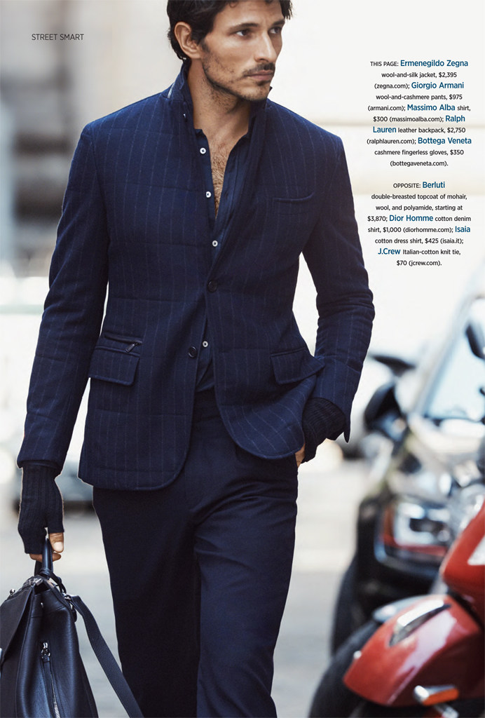 Andres Velencoso Segura Models Street Smart Tailoring Looks for Robb ...
