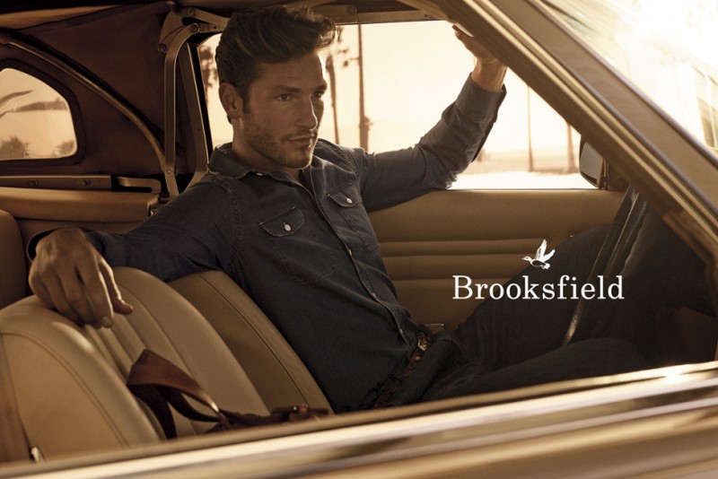 Parker Gregory photographed by Giampaolo Sgura for Brooksfield Fall/Winter 2015 Campaign