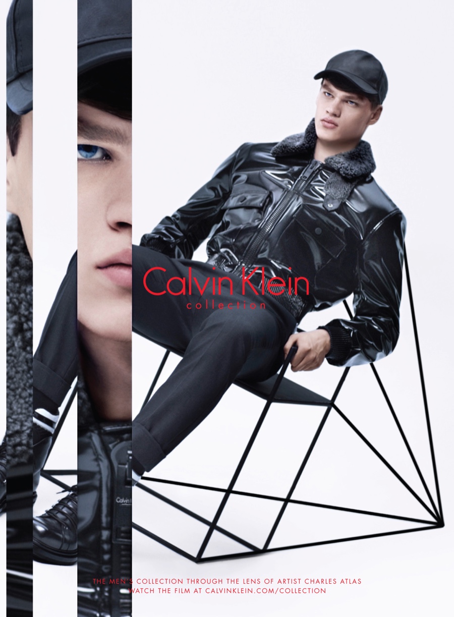 Calvin Klein Collection Men's Fall/Winter 2015 Campaign: Filip Hrivnak by Charles Atlas