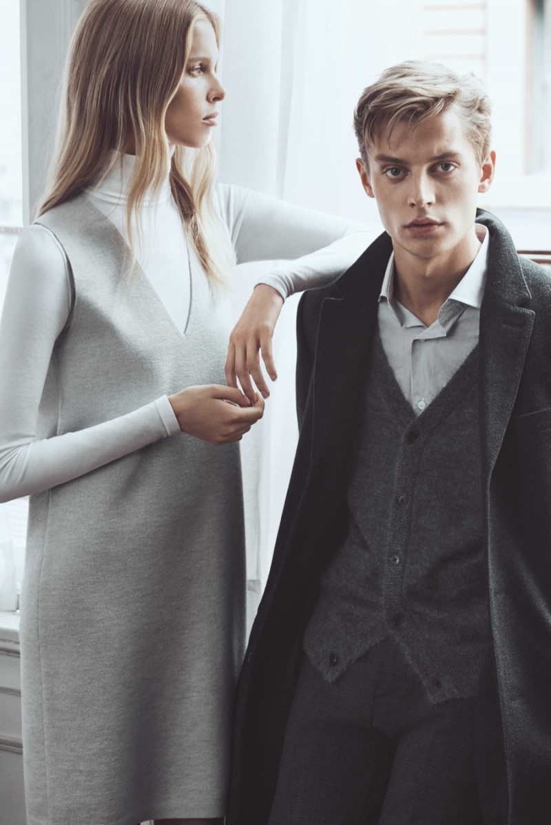Janis Ancens joins Linda Berg for Club Monaco Fall/Winter 2015 Campaign