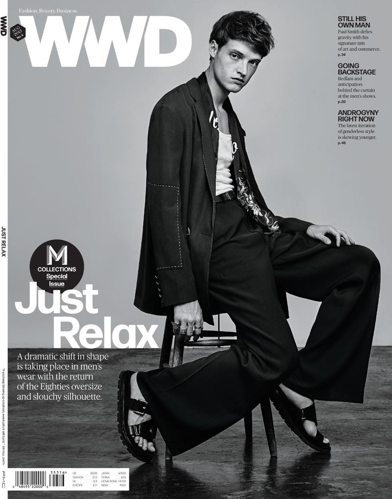 Model Dane Bell covers WWD