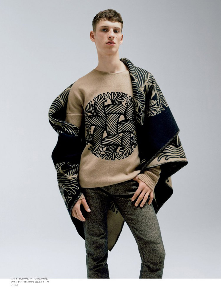 Model Watch: David Trulik in Louis Vuitton Fall-Winter 2015/16 Campaign