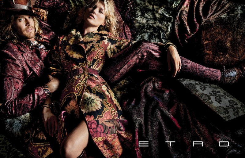 Nick Fouquet and Kate Moss for Etro Fall/Winter 2015 Campaign