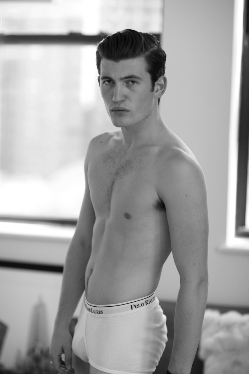 Dylan wears underwear Polo by Ralph Lauren.