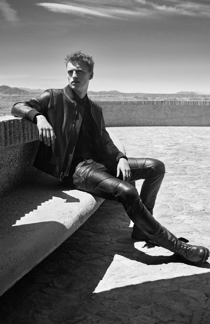 Victor Nylander Rocks Leather for J Brand Fall/Winter 2015 Campaign