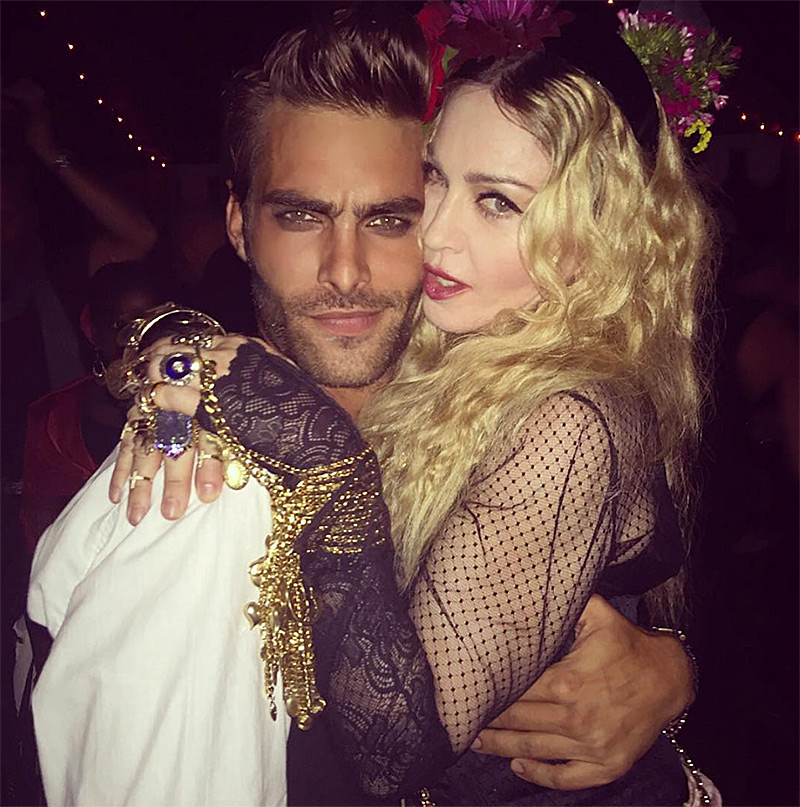 Jon Kortajarena Madonna Birthday Picture 2015