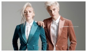 Lucky Blue Smith Simons Fall 2015 Fashion Shoot 010