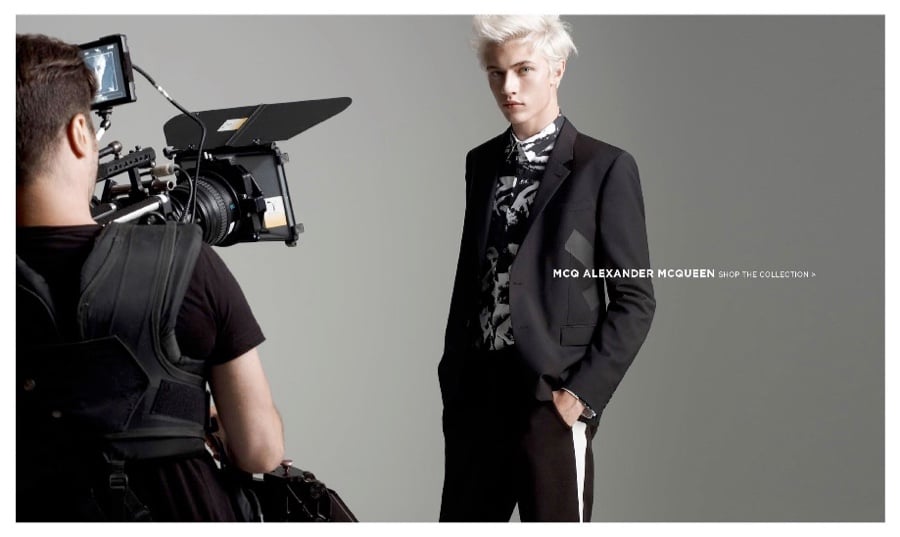 Lucky Blue Smith Simons Fall 2015 Fashion Shoot
