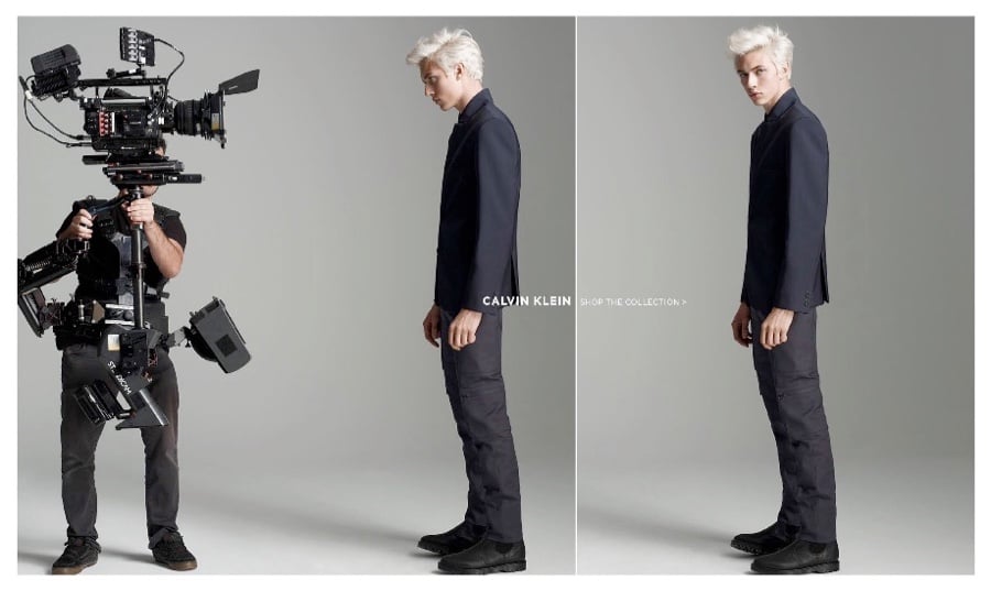 Lucky Blue Smith Simons Fall 2015 Fashion Shoot