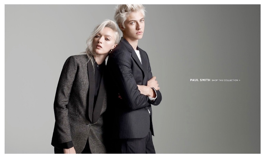 Lucky Blue Smith Simons Fall 2015 Fashion Shoot