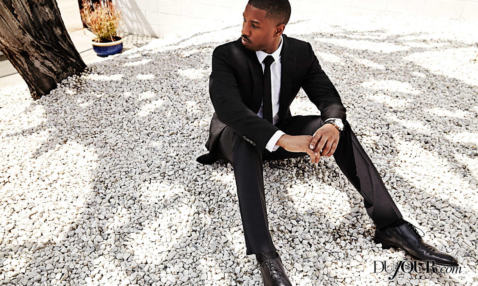 photoshoot michael b jordan suit