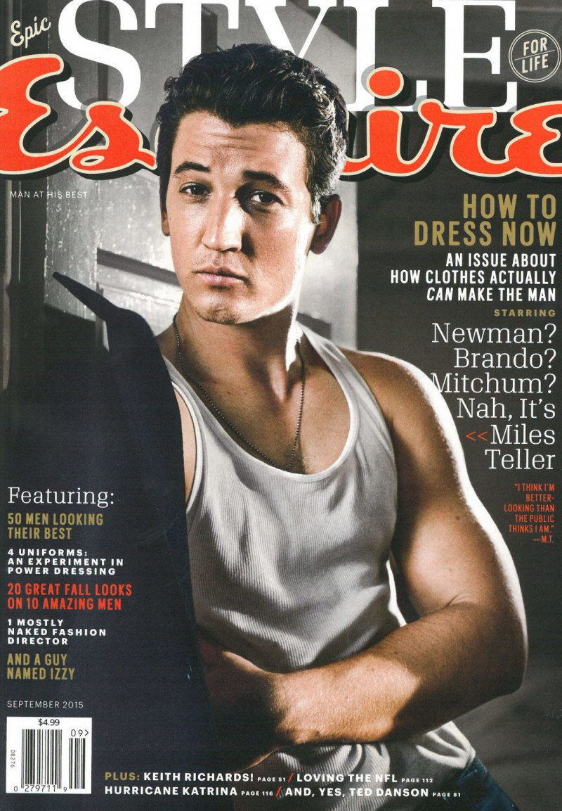 Miles Teller Esquire September 2015 Cover Photo Shoot 007