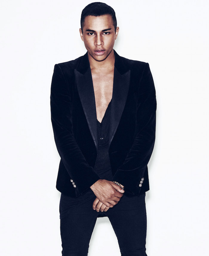 Olivier Rousteing photographed for Paper's September 2015 issue.