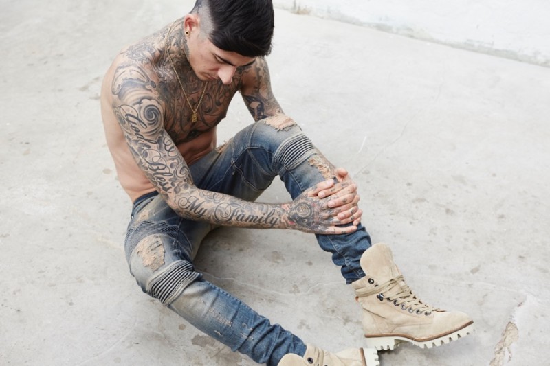 Represent clothing 2015 denim collection daniel bamdad shoot 008