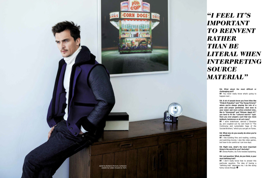 Rupert Friend Da Man August September 2015 Cover Photo Shoot 007 » Rupert Friend Covers August/September 2015 Da Man Rupert Friend Da Man August September 2015 Cover Photo Shoot 007