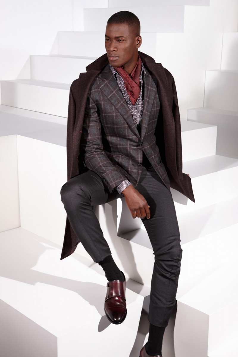 David Agbodji is a luxurious vision in tailored layers.