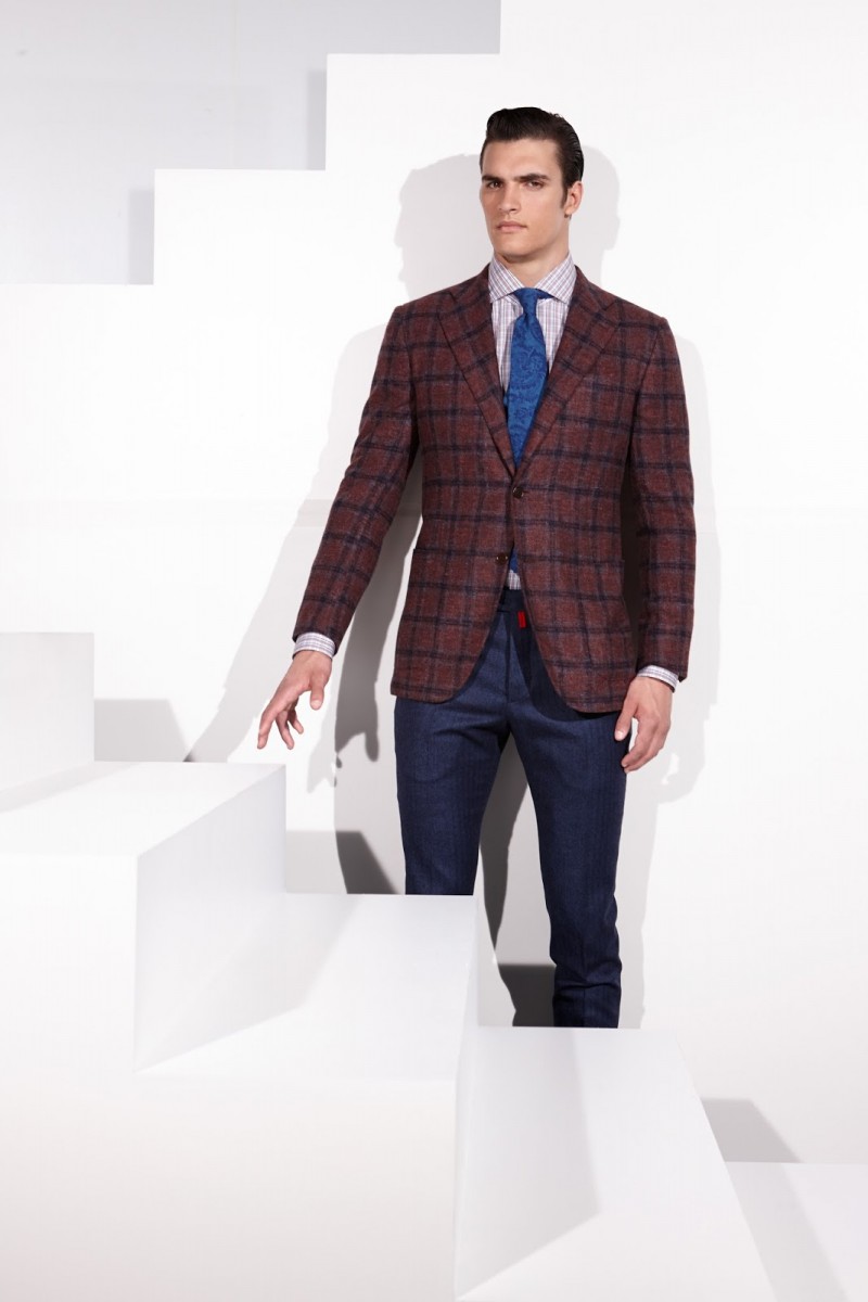 Matthew Terry embraces fall plaids in a great jacket.