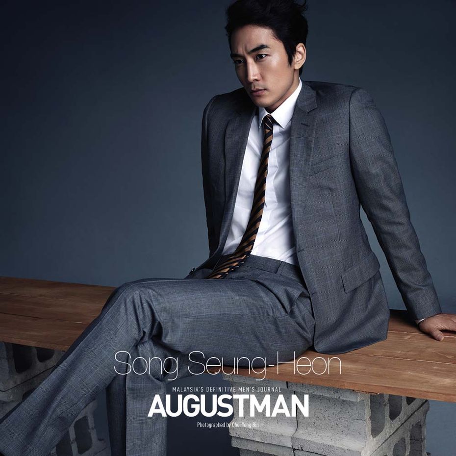 Song Seung heon August Man 2015 Photo Shoot 004