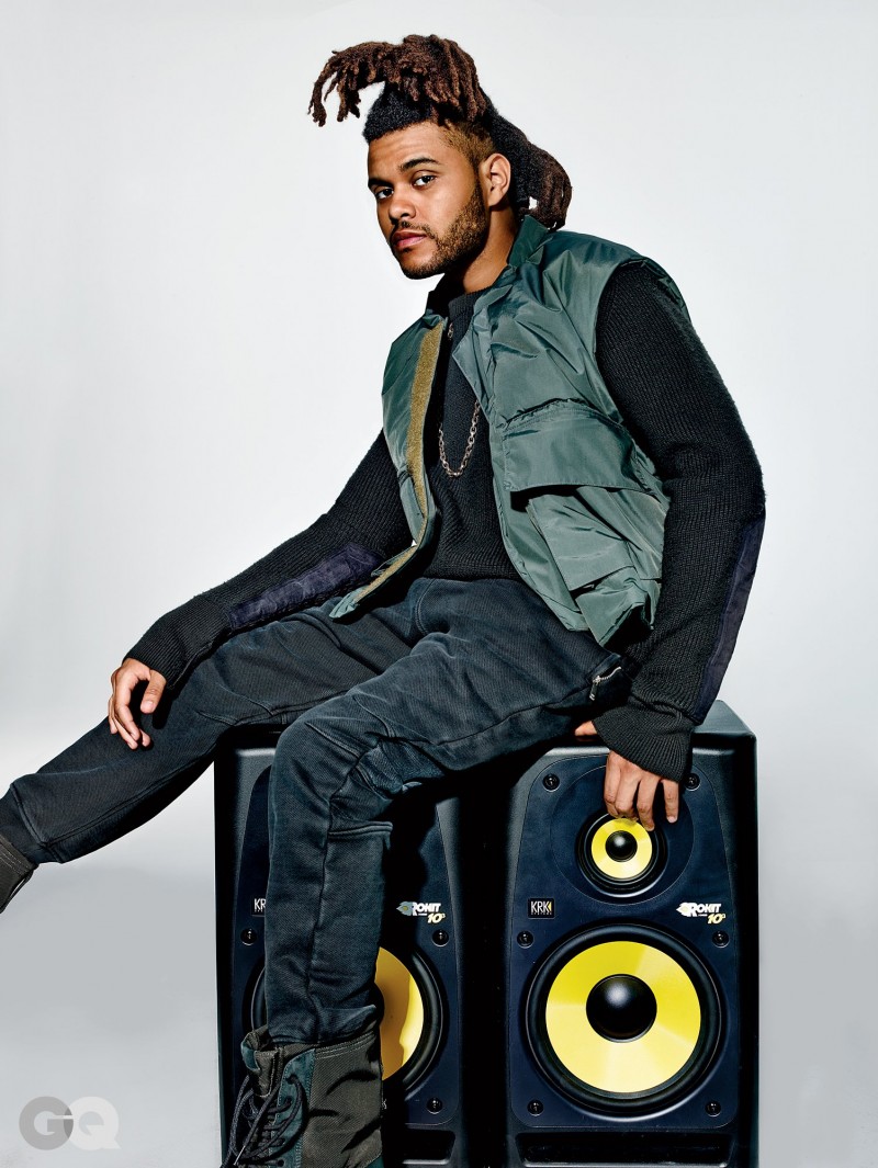 The Weeknd photographed by Richard Burbridge for GQ's September 2015 issue.