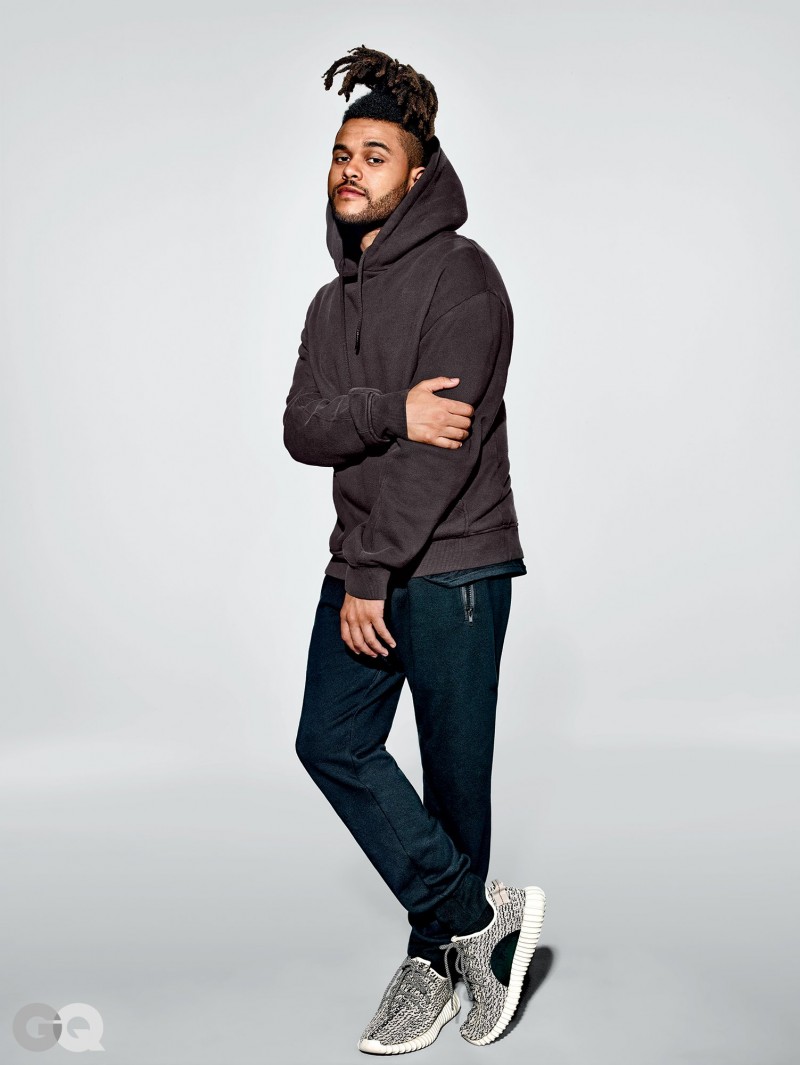 The Weeknd styled by Kanye West for GQ