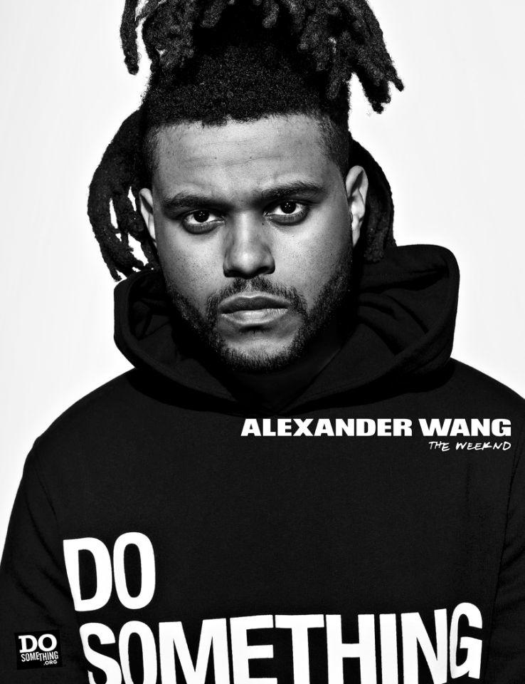 The Weeknd for Alexander Wang x DoSomething Campaign