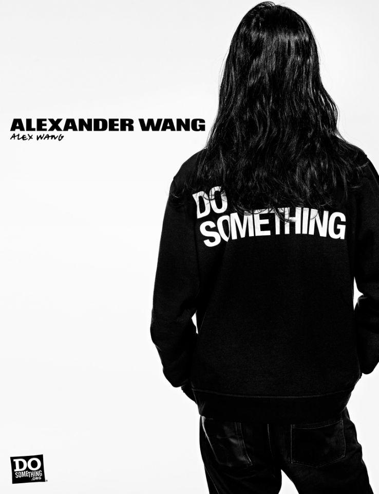 Designer Alexander Wang for Alexander Wang x DoSomething Campaign