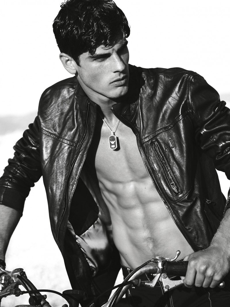 Model Evandro Soldati for Armani Jeans