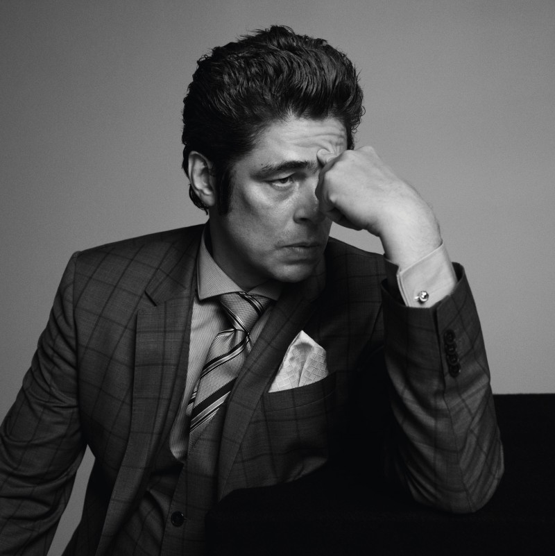 Benicio del Toro photographed by Inez & Vinoodh for W magazine