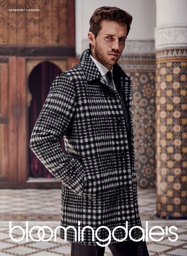 Andrew Cooper wears coat Burberry London